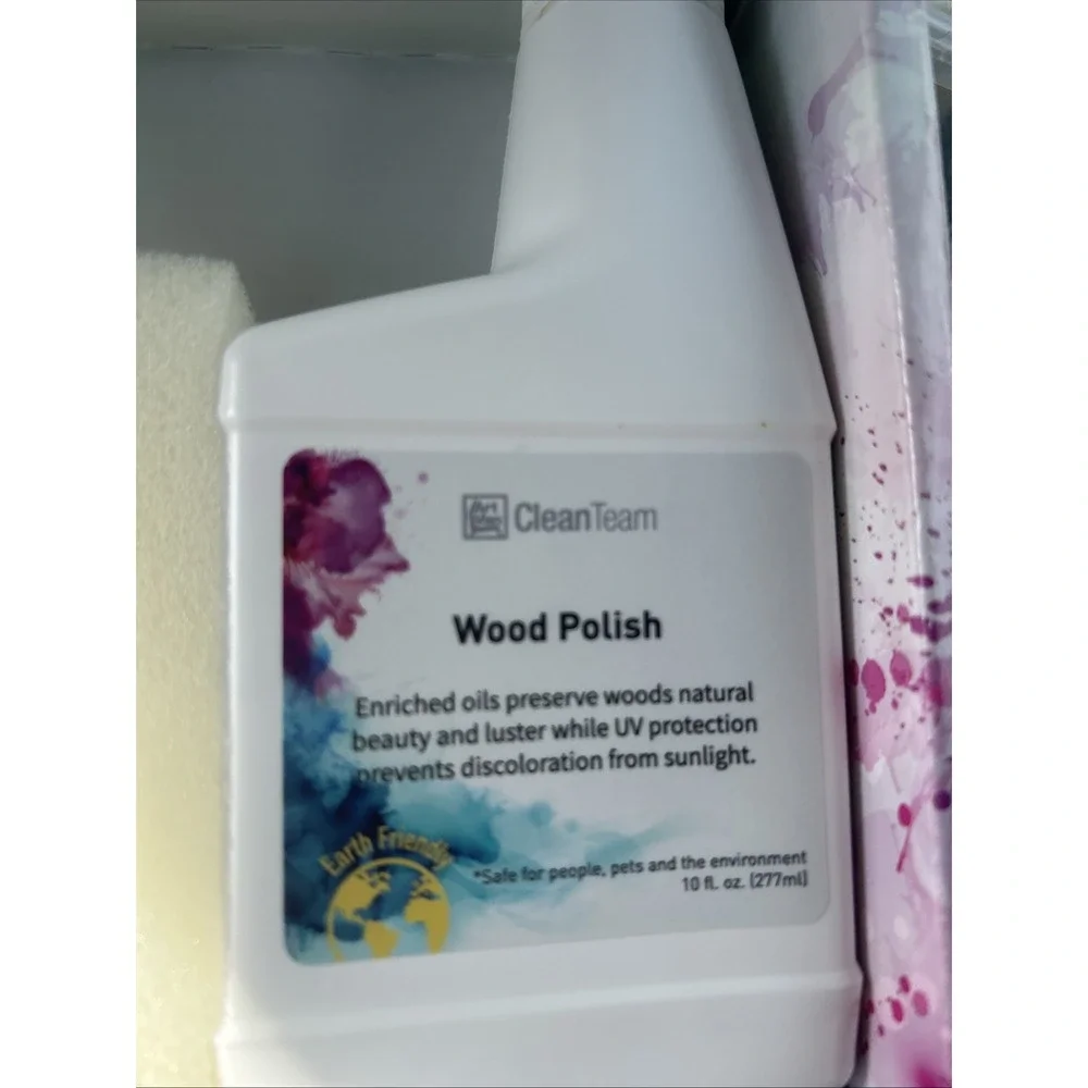 Art Van Clean‎ Team Furniture Care Kit Earth Friendly Wood Leather Cleaner NIB